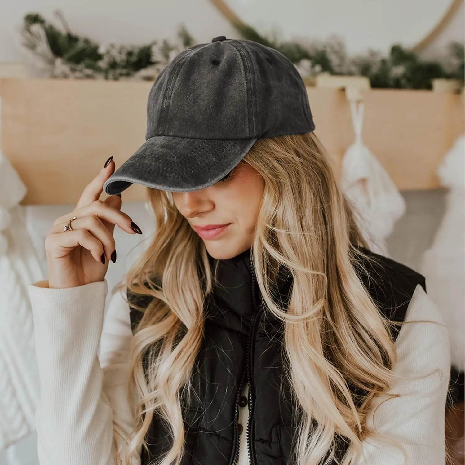 12Pieces Vintage Washed Baseball Caps for Women Men Distressed Twill Adjustable Dads Hats Unisex Style