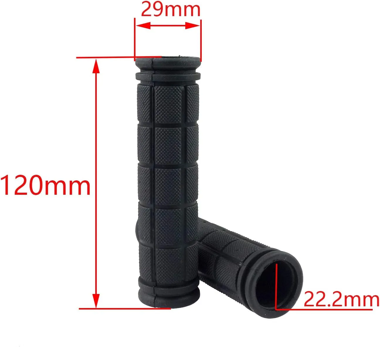 2 Pairs Bike Handlebar Grips for Bikes