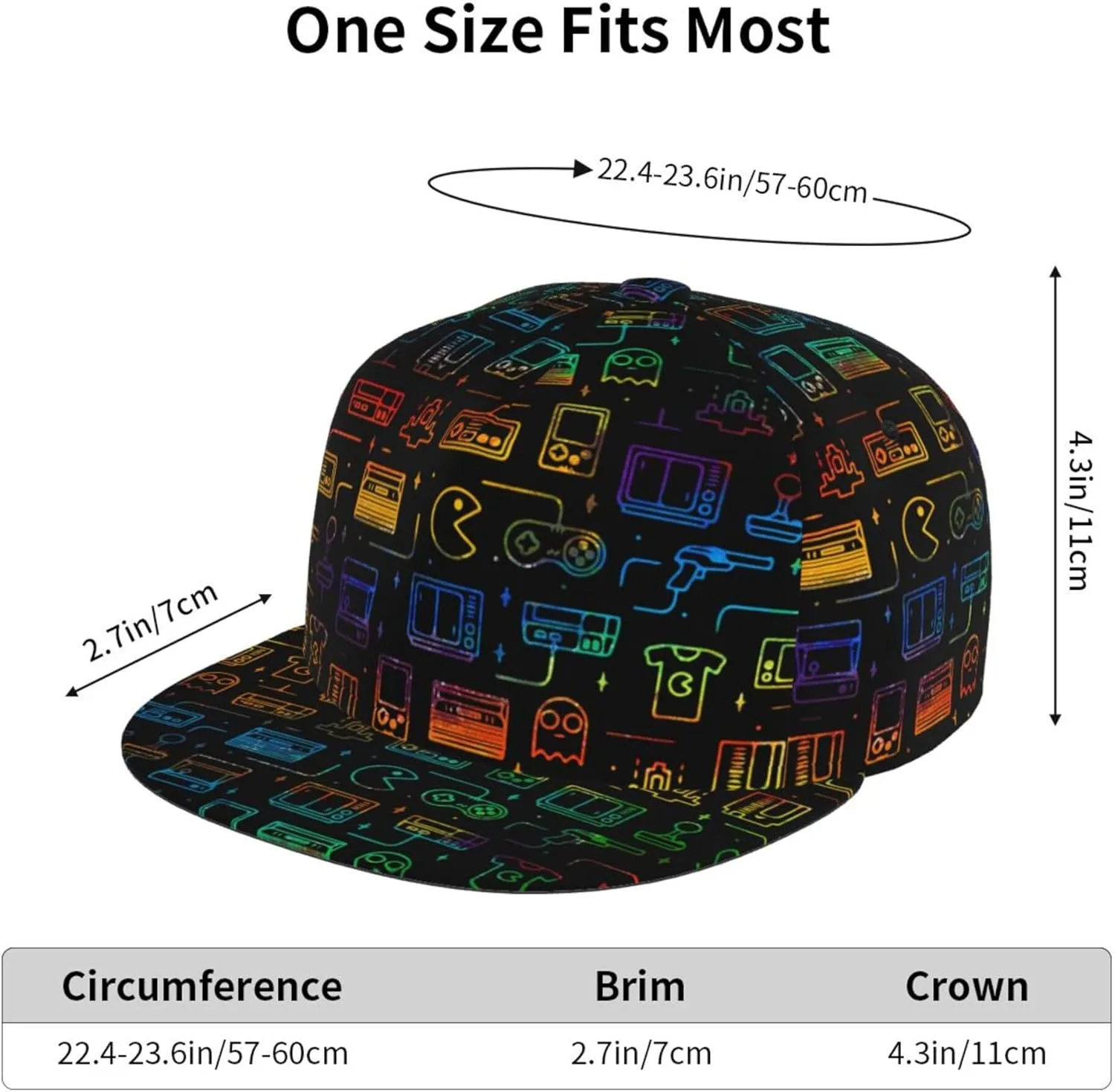 Adult Men's Baseball Cap Hip Hop Trucker Cap Snapback Cap Dad Hat