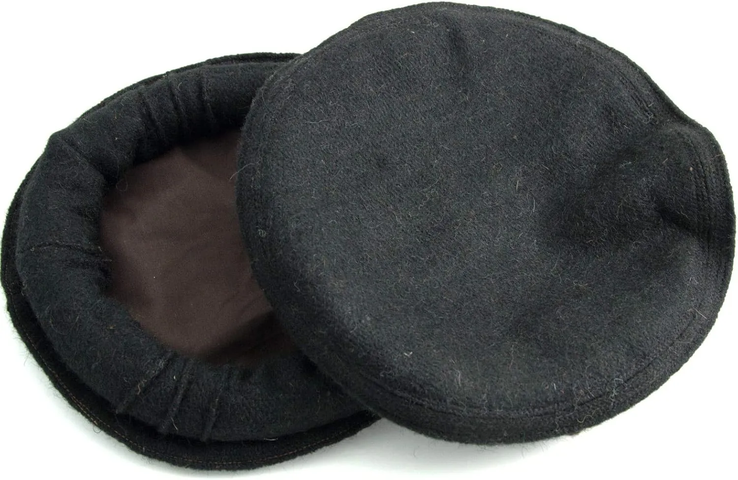 Afghani Handmade Hat Chitrali Pakol Cap Peshawari Gift 100% Wool