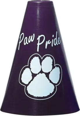 Anderson's Two-Color Paw Megaphones, 7 Inches, Team Spirit Products, Fan Gear