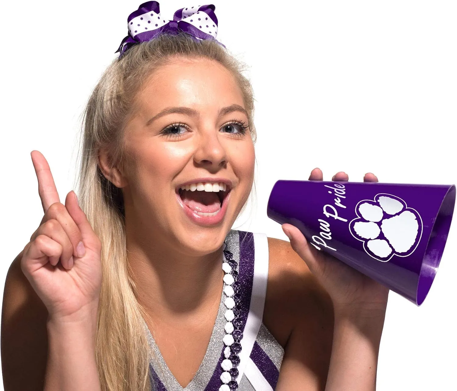 Anderson's Two-Color Paw Megaphones, 7 Inches, Team Spirit Products, Fan Gear
