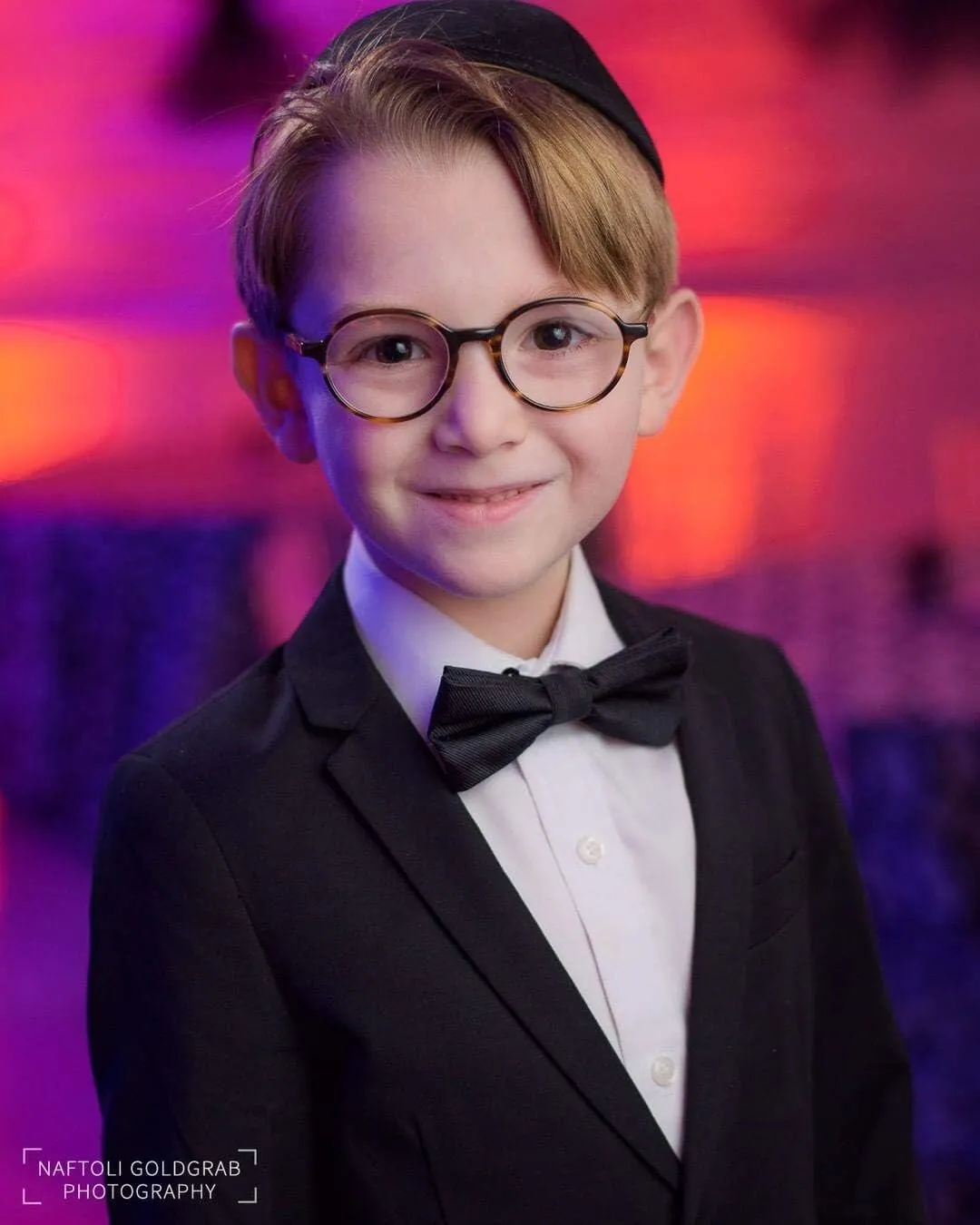AWAYTR Boys Child Kids Bow ties - Adjustable Pre Tied Solid Color Wedding Party Bowties (Black)