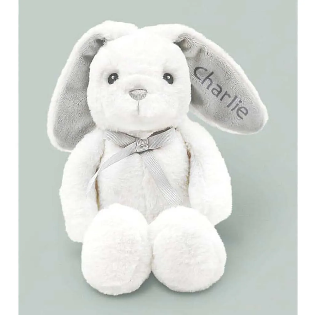 Babyblooms Personalized Little Bunny Welcome Baby Keepsake Box