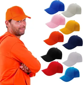 Baseball Hats - Plain Dad Hat - Baseball Caps - Adjustable Sport Cap ,10 Pack Baseball Cap, Multi color,One Size