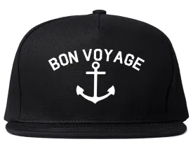 Bon Voyage Anchor Boat Mens Snapback Hat