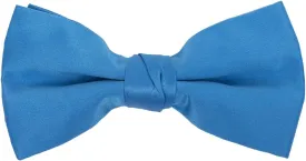 boxed-gifts Mens Clip On Bow Tie - Solid Color Bowties for Men