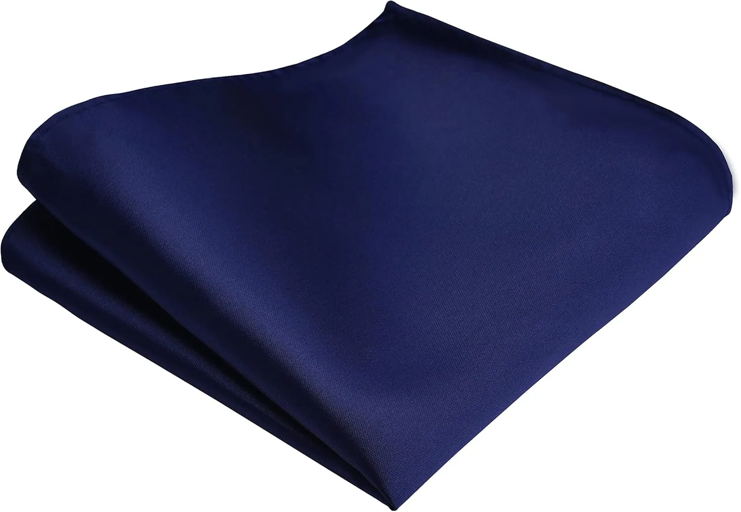 Branduce Mens Solid Color Double Fold Pre-tied Bow Tie and Pocket Square Set