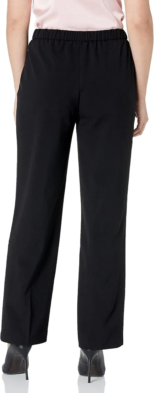 Briggs New York Women's Pull on Dress Pant (Regular Short & Tall Length)