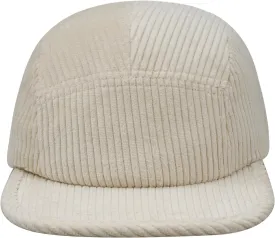 CLAPE Snapback 5 Panel Baseball Cap, Corduroy Breathable Flat Brim Trucker Hat Adjustable Unstructured Dad Hat Ball Caps