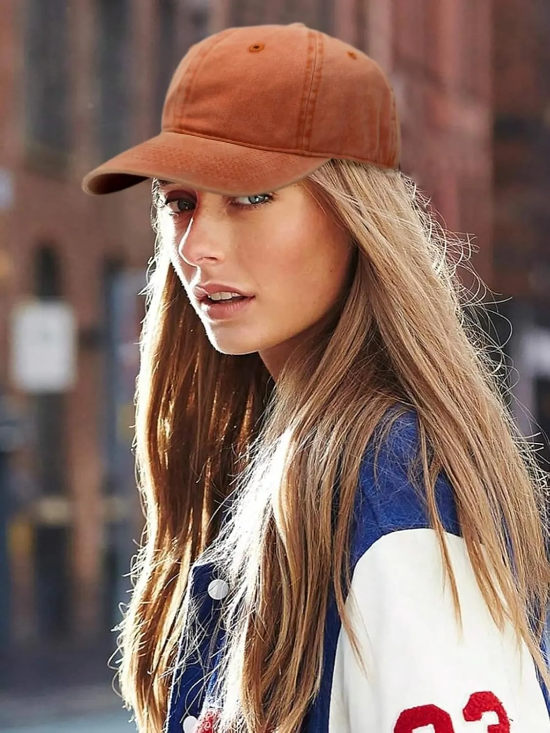 Edoneery Men Women Baseball Cap-Low Profile Adjustable Washed Cotton Golf Dad Hat