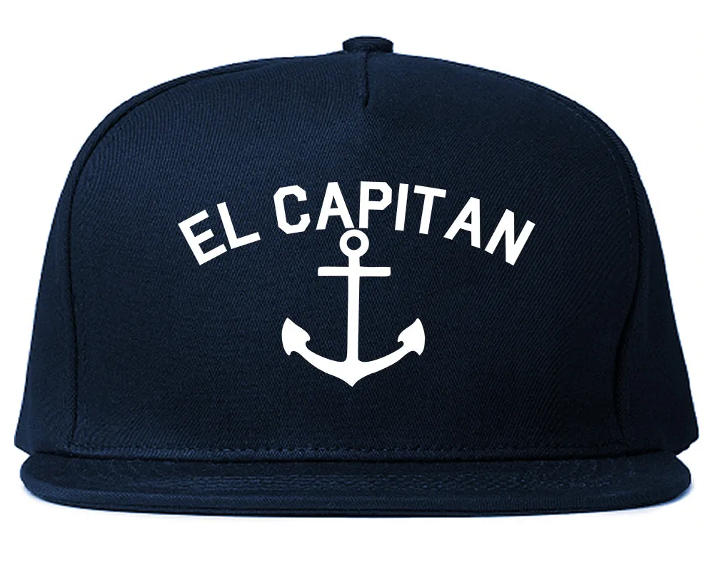 El Capitan Anchor Captain Mens Snapback Hat