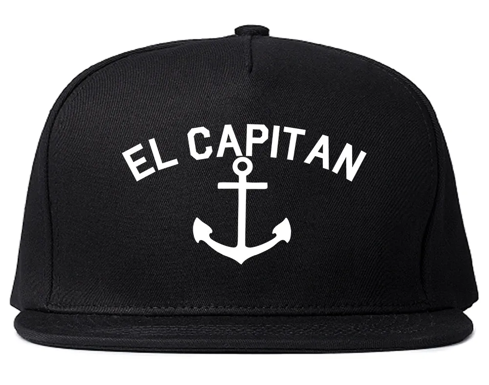 El Capitan Anchor Captain Mens Snapback Hat