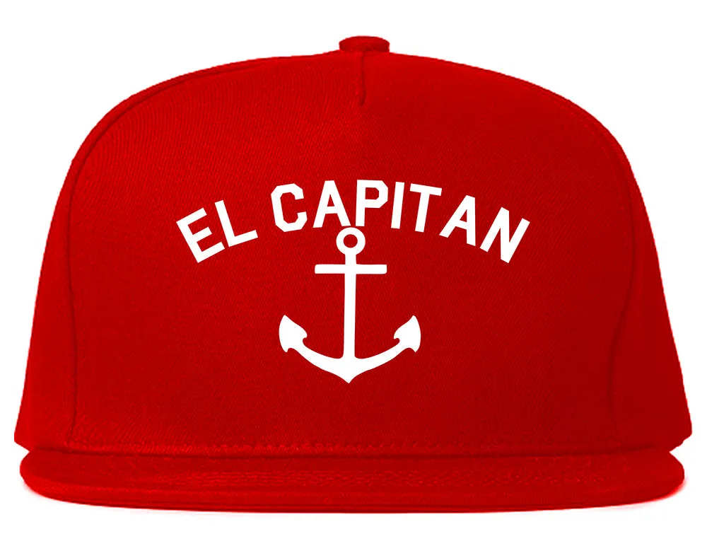 El Capitan Anchor Captain Mens Snapback Hat