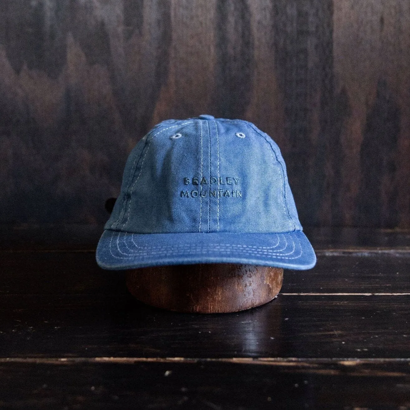 Embroidered Baseball Cap - Indigo