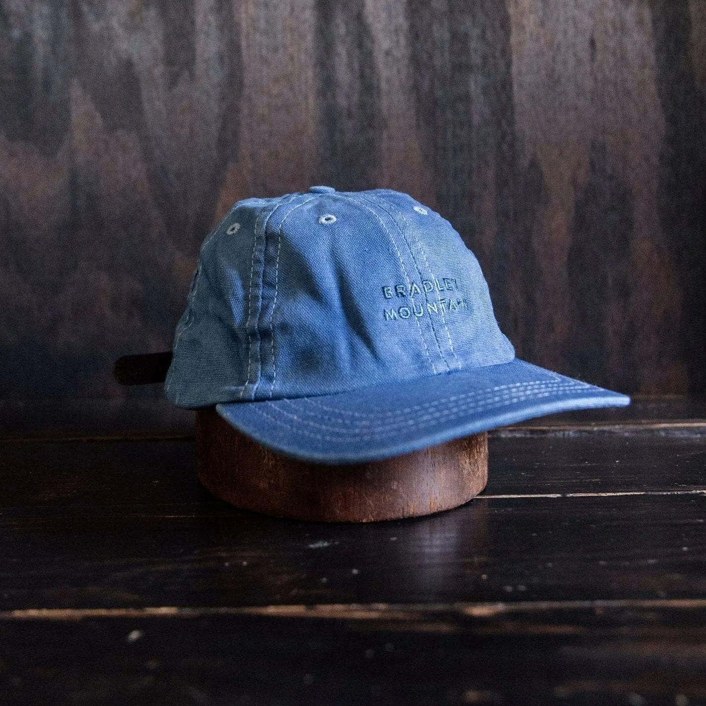 Embroidered Baseball Cap - Indigo
