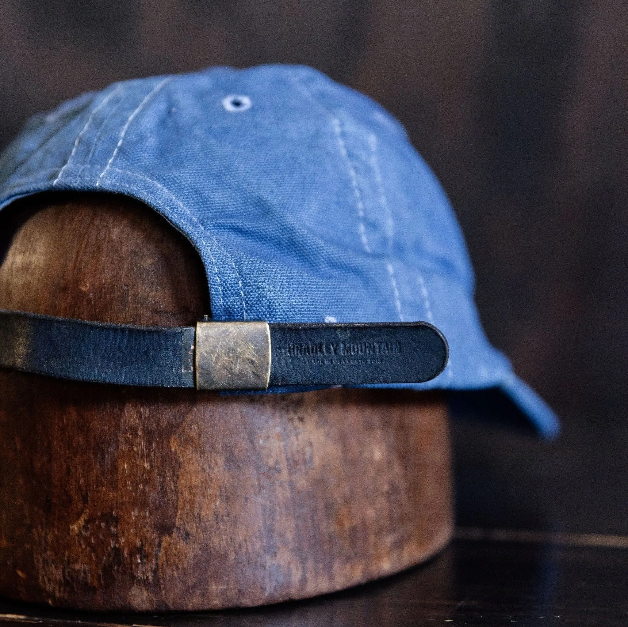 Embroidered Baseball Cap - Indigo