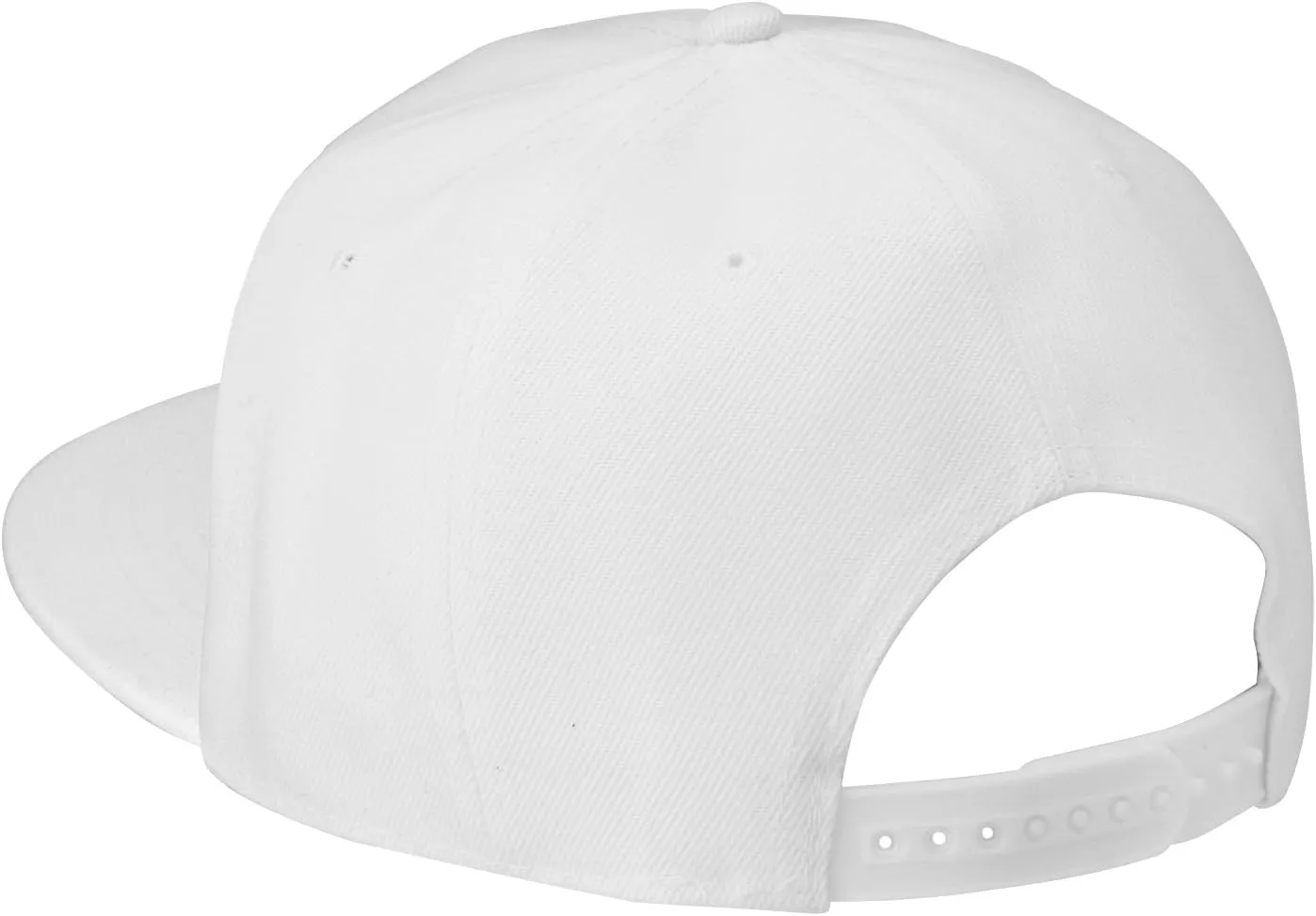 Falari 2-Pack Classic Snapback Hat Cap Flat Bill Blank Solid Color Adjustable Size Hip Hop Style
