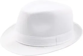 Fedoras Hats Summer Solid Color Men's and Women's Jazz Hats Outdoor Sun Protection and Sunshade Cloth Hats for Wedding, Party
