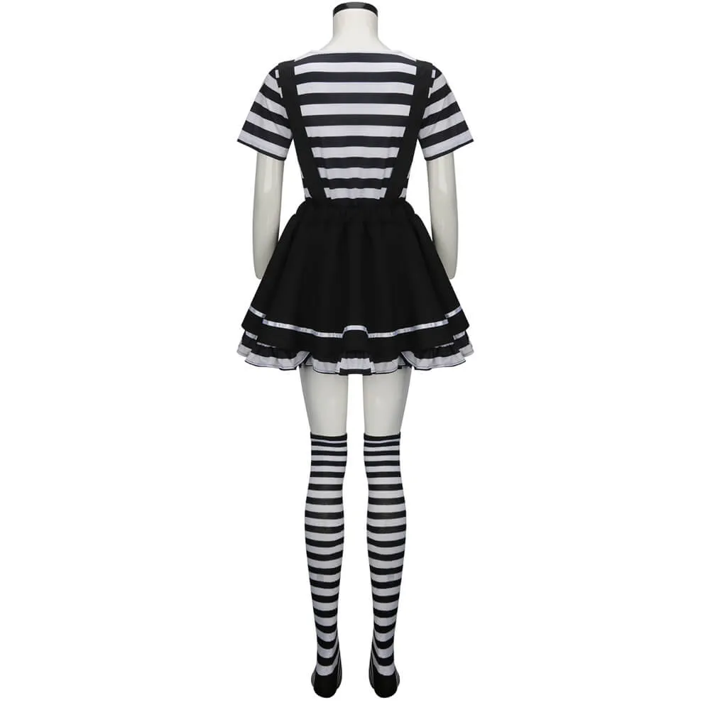 French Mime Costume for Women Halloween Outfits