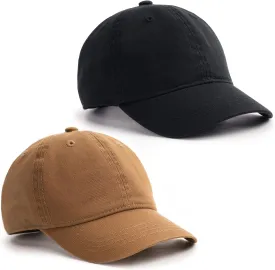 FURTALK Toddler Baseball Hat Kids Boys Girls Adjustable Washed Cotton Baseball Cap with Ponytail