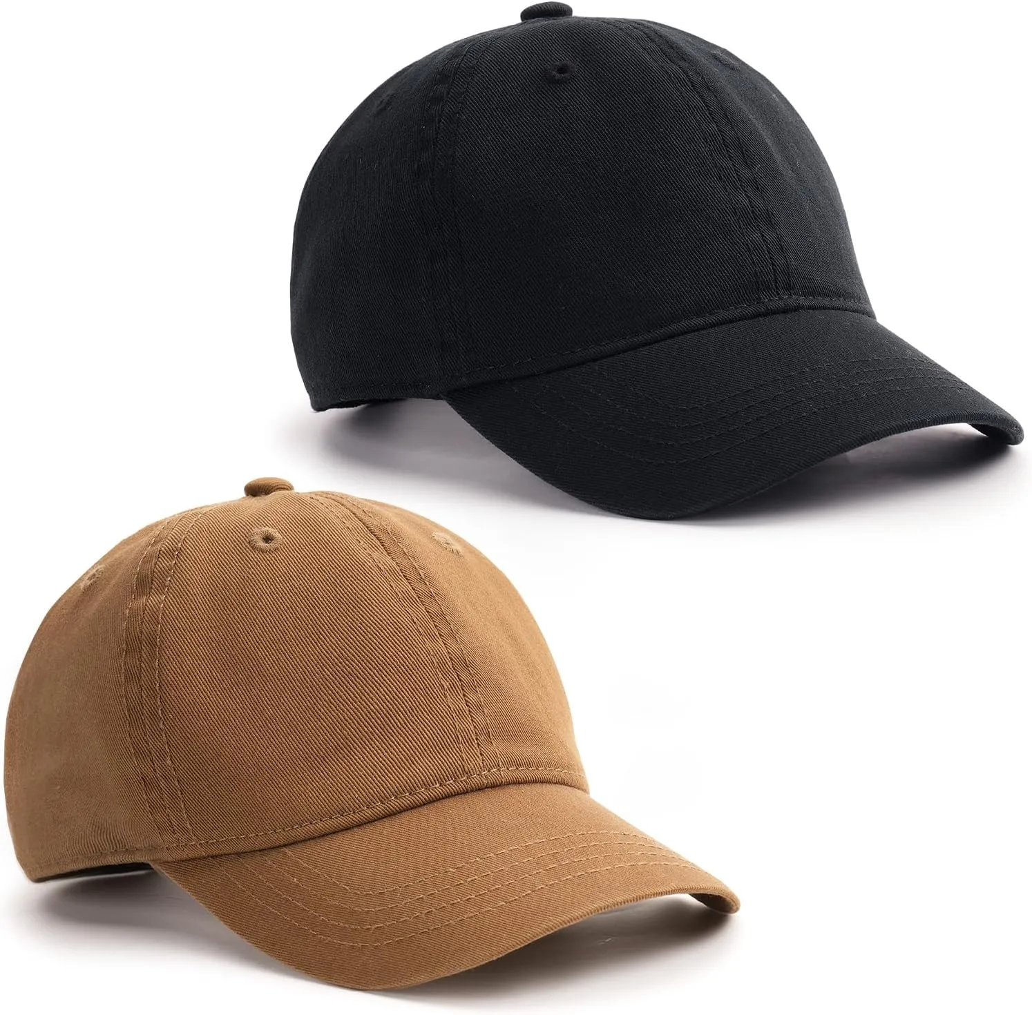 FURTALK Toddler Baseball Hat Kids Boys Girls Adjustable Washed Cotton Baseball Cap with Ponytail