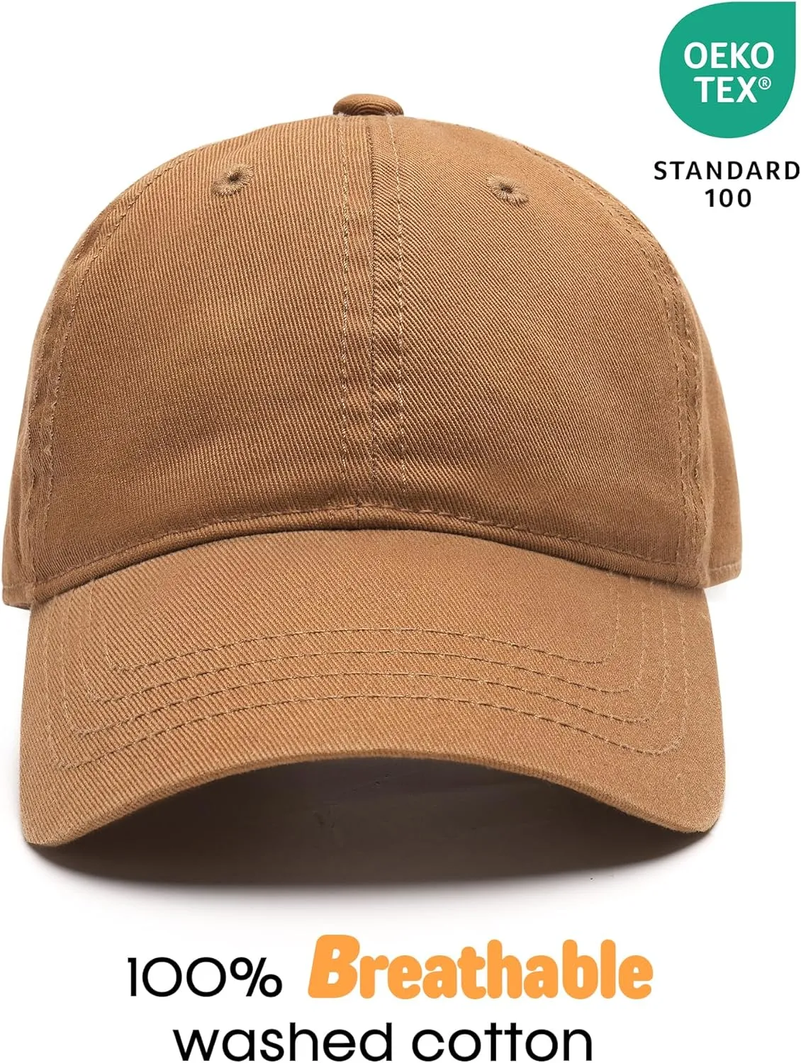 FURTALK Toddler Baseball Hat Kids Boys Girls Adjustable Washed Cotton Baseball Cap with Ponytail