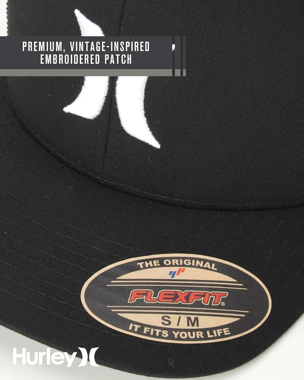 Hurley Men's Hat - Laguna Icon Mesh Fitted Trucker Cap