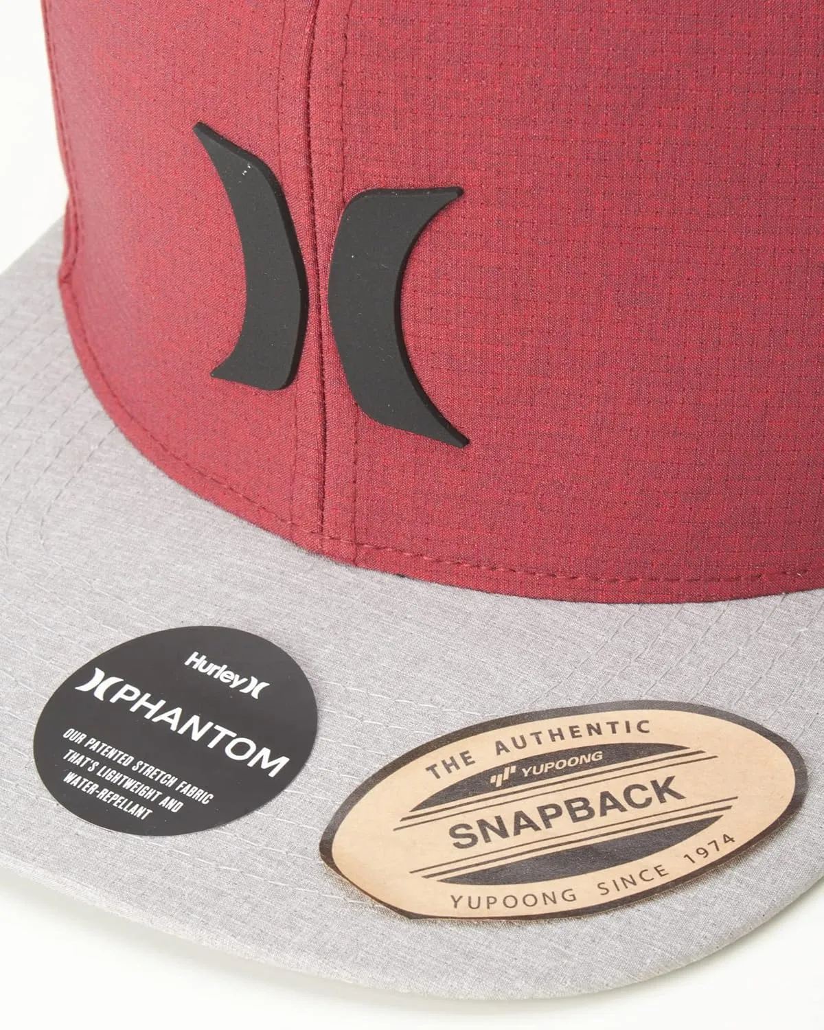 Hurley Mens Hat  Lightweight Phantom Core Snap-Back Baseball Cap