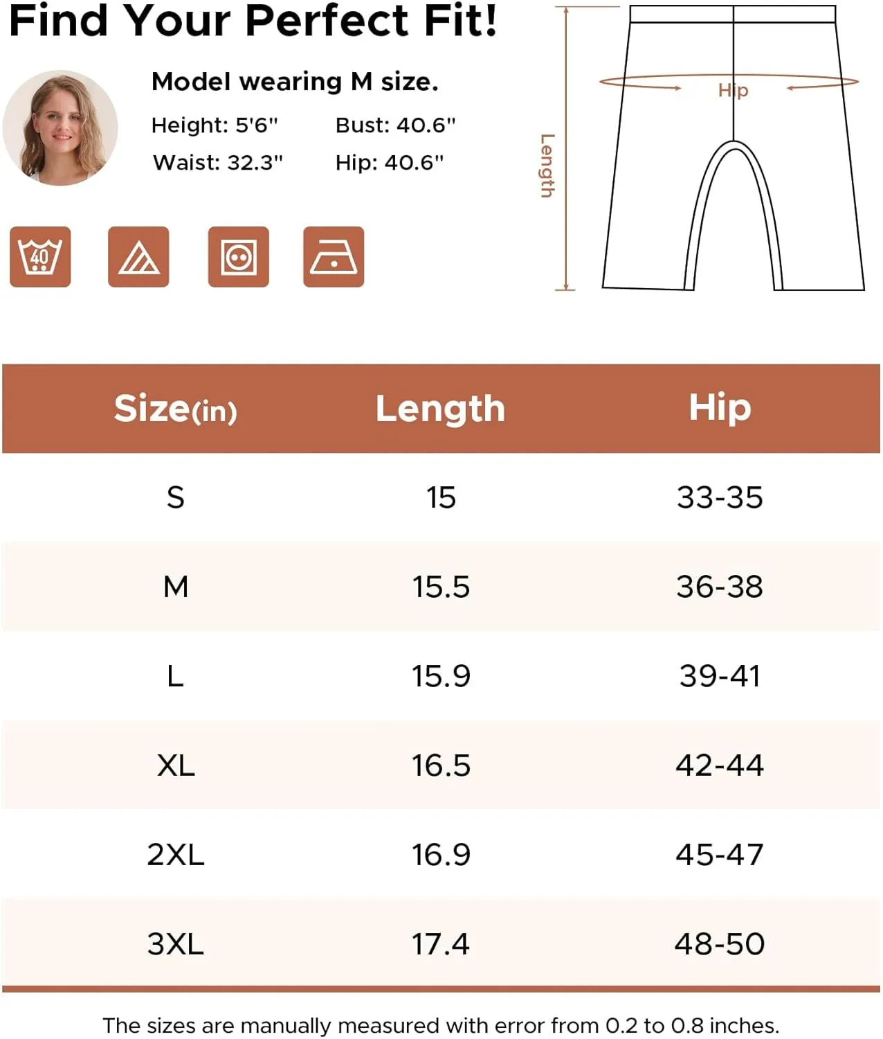 INNERSY Women's Slip Shorts for Under Dresses High Waisted Summer Shorts 3-Pack