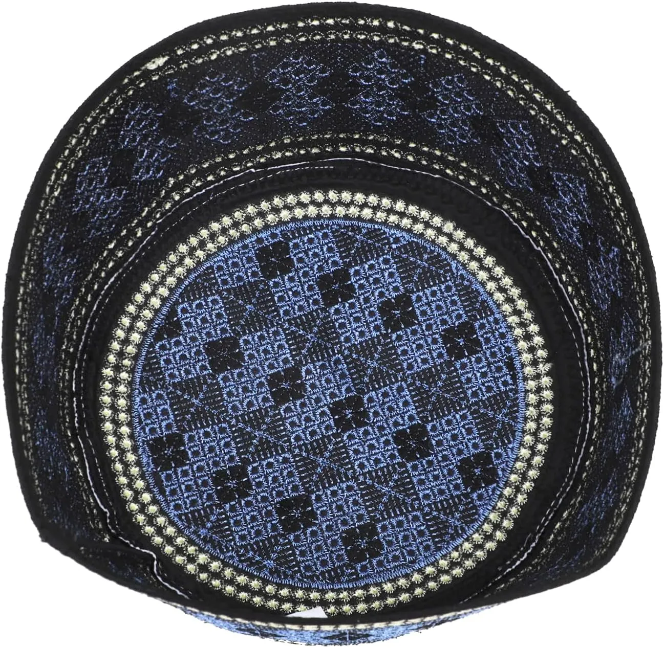 Islamic Men Prayer Kufi Hat Muslim Arabian Embroidered Skull Cap Arab Indian Religious Praying Cap Ramadan Eid Gift