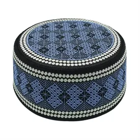 Islamic Men Prayer Kufi Hat Muslim Arabian Embroidered Skull Cap Arab Indian Religious Praying Cap Ramadan Eid Gift
