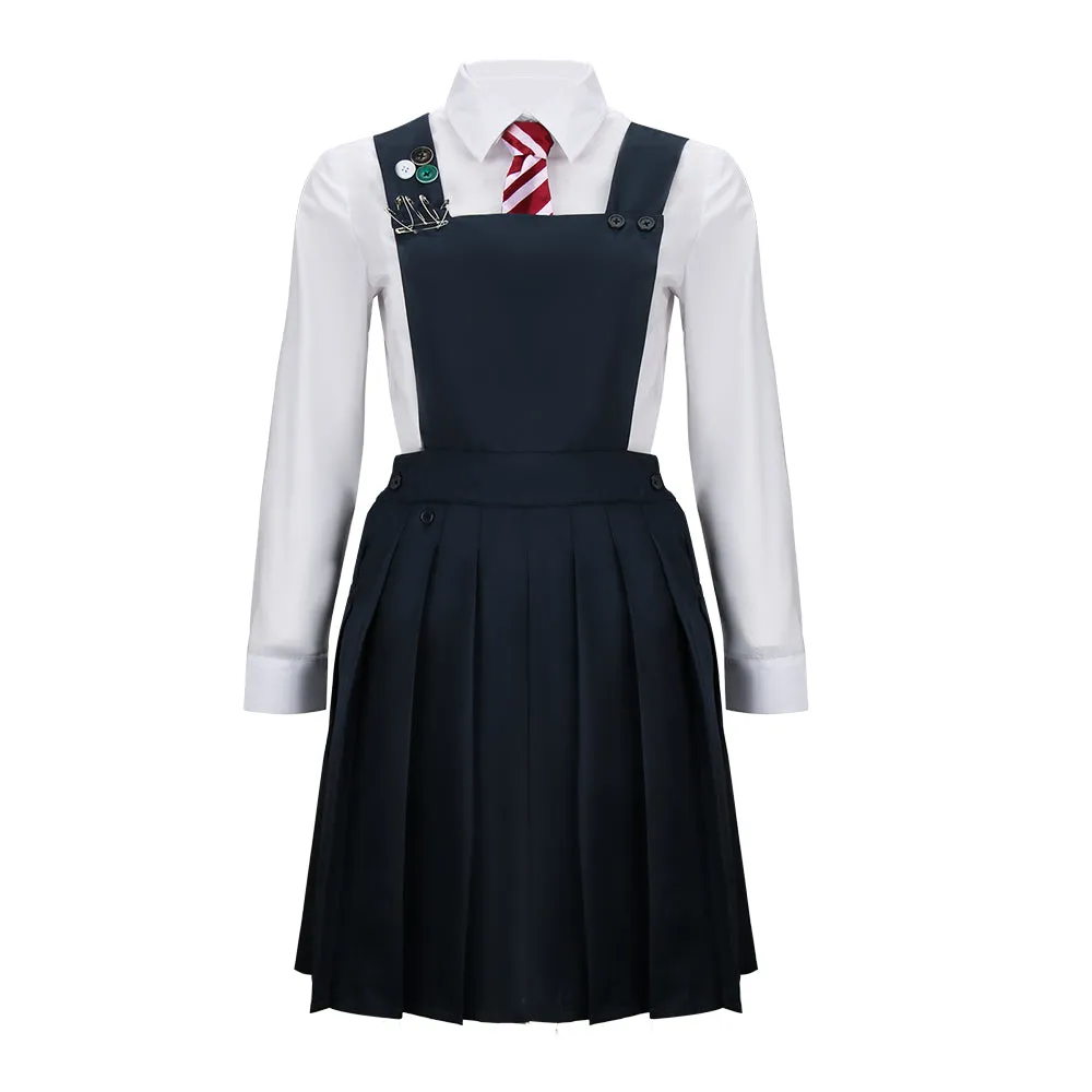 Kids Matilda the Musical Red-Beret Girl Cosplay Costume Hortensia Roald Dahl’s Outfits