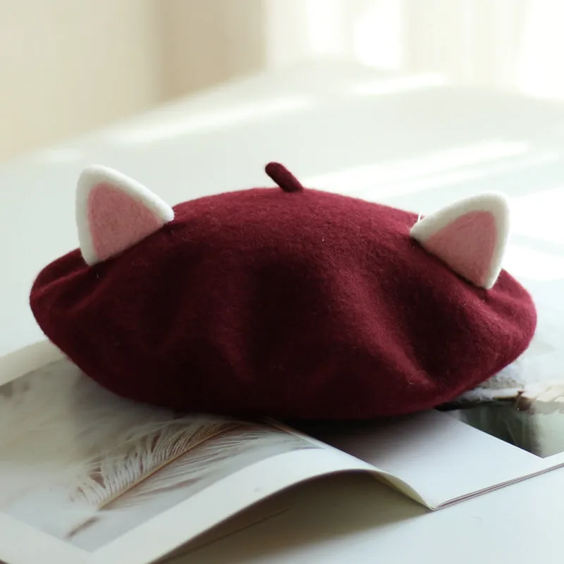 Kitten Ears Beret