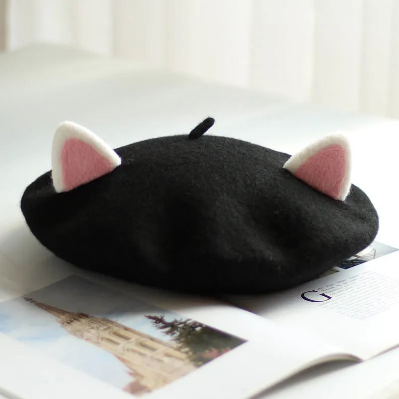 Kitten Ears Beret