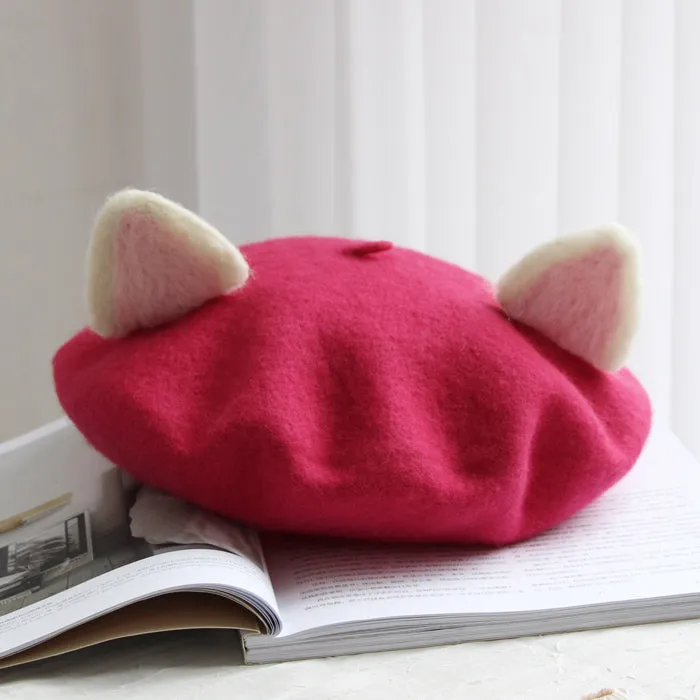 Kitten Ears Beret