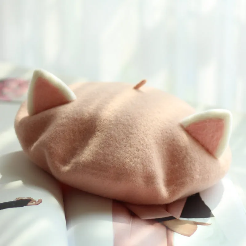 Kitten Ears Beret