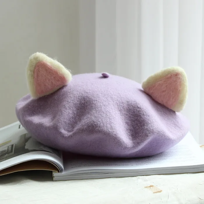 Kitten Ears Beret