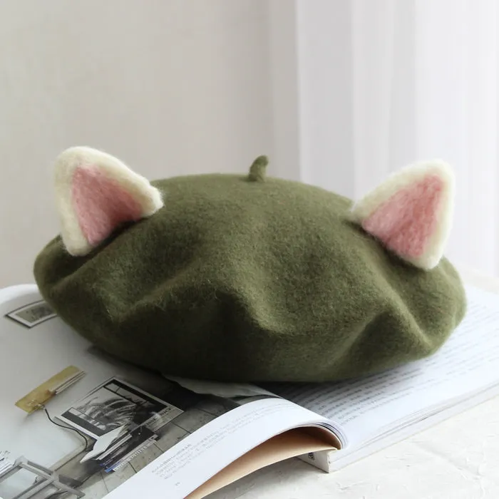 Kitten Ears Beret