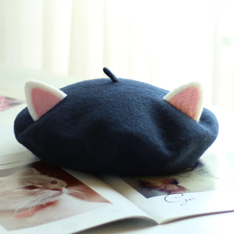 Kitten Ears Beret