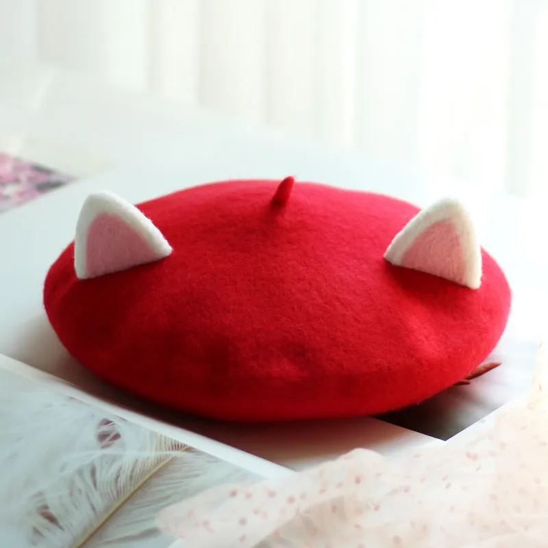Kitten Ears Beret