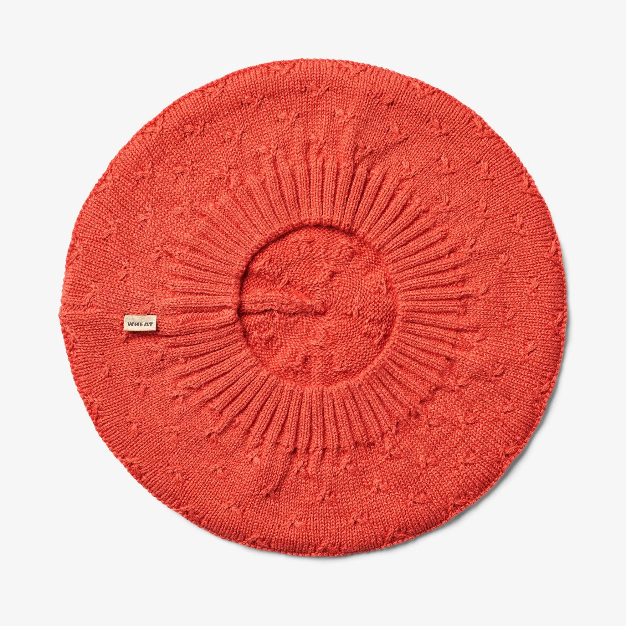 Knitted Beret Sonya - candy red