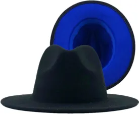 Ladies Jazz Fedora Hats Women Big Size Hat Men Wedding Vintage Party Woolen Wide Brim Cap