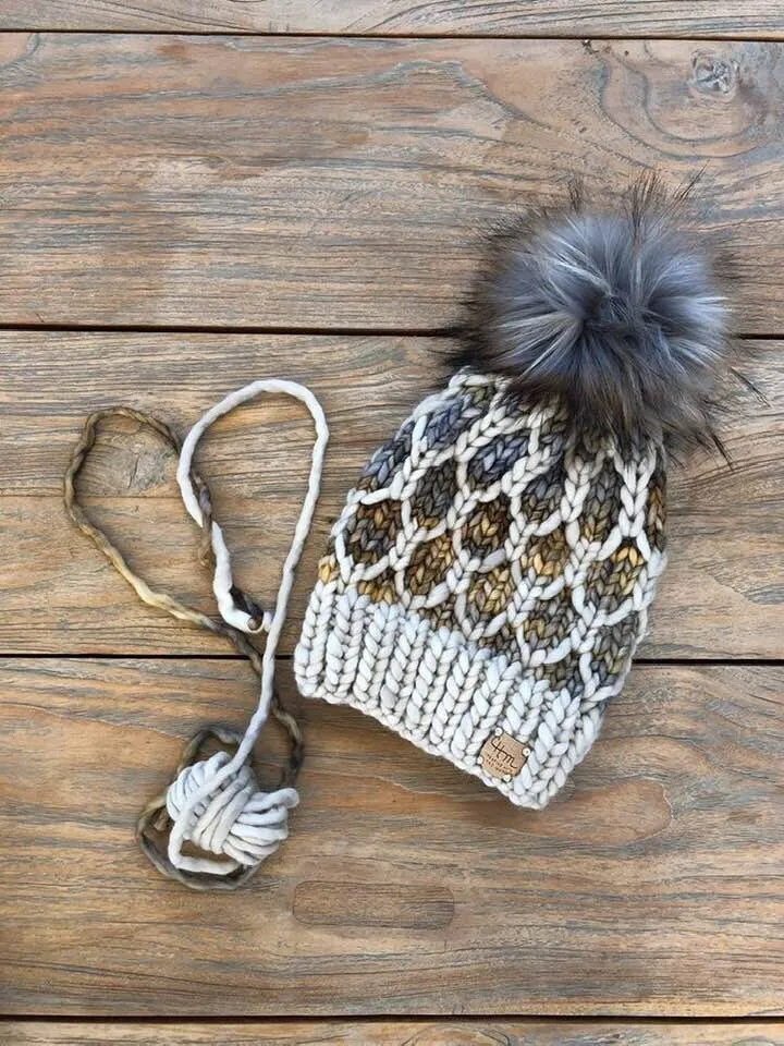 Looking Glass Hat Knit Pattern