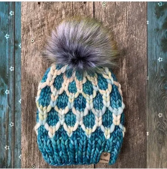 Looking Glass Hat Knit Pattern