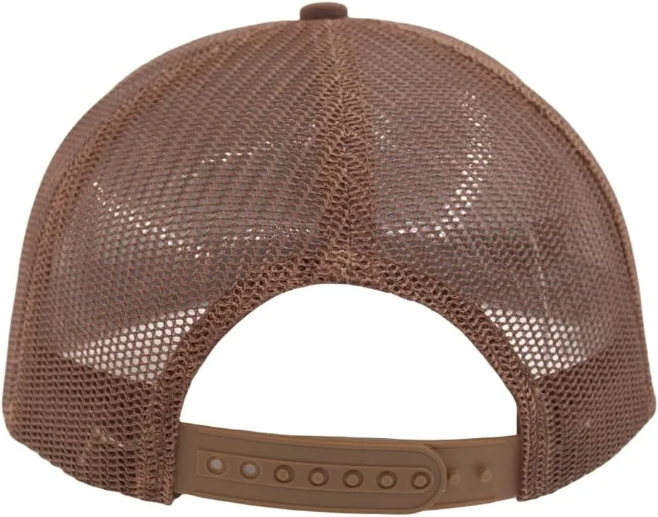 Men Flat Brim Trucker Hat(M,L,XL,XXL),Plain Blank Adjustable Solid Color Snapback Baseball Caps