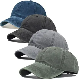 Men Women Baseball Sun Hats Summer Vintage Washed Distressed Baseball Cap Dad Golf Hat for Men Women