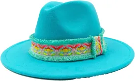 Men's Fedoras Hat Bow Ribbon Feather Accessories Jazz Hat Women's Hats Wide Brimmed Hats 31 M55-58cm