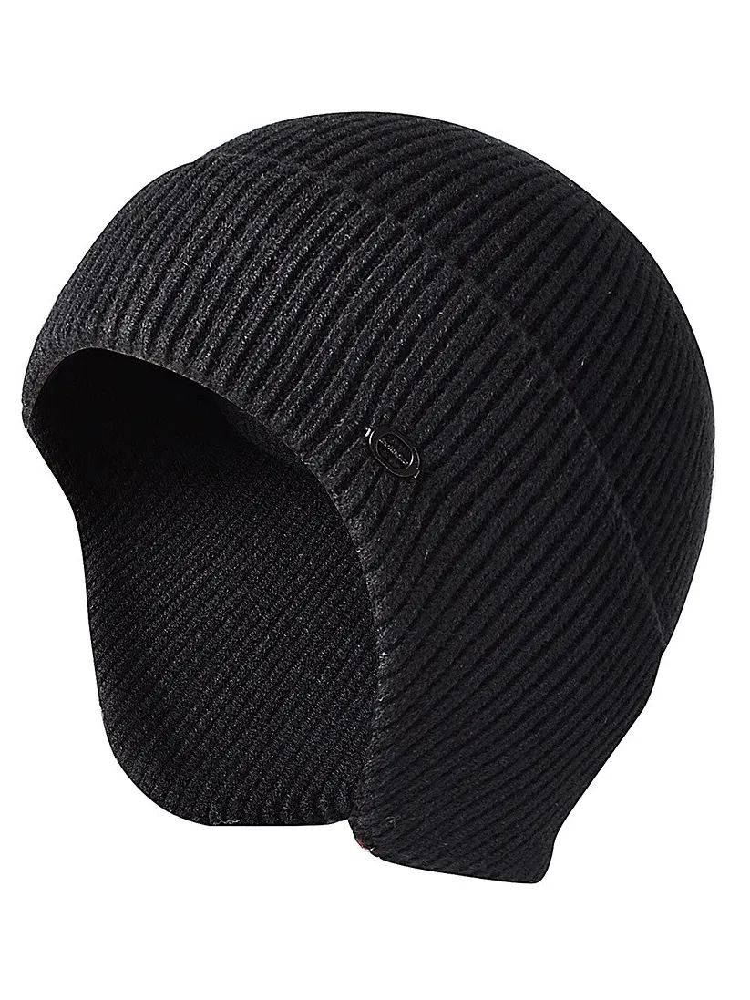 Men's Sports Warm Running Knitted Earflaps Bonnet Hat - SF1193