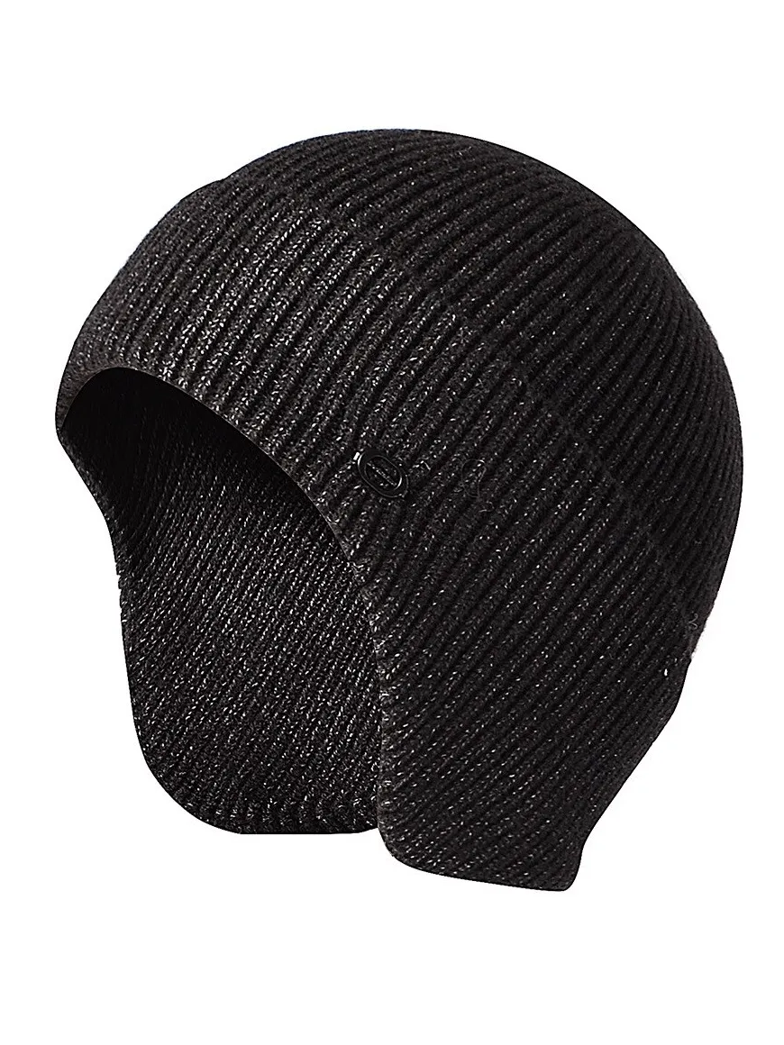 Men's Sports Warm Running Knitted Earflaps Bonnet Hat - SF1193